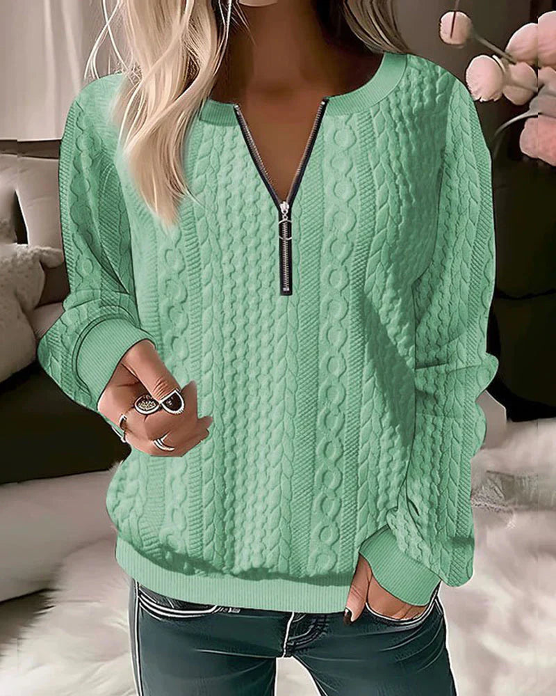 Aurora - Stylish Pullover Damen Warm - IdealeKleiden