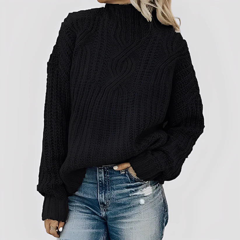 Stylish Women's Knitted Jumper Warm
