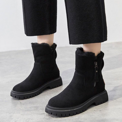 Winter Boots Snow Fur-Lined Warm