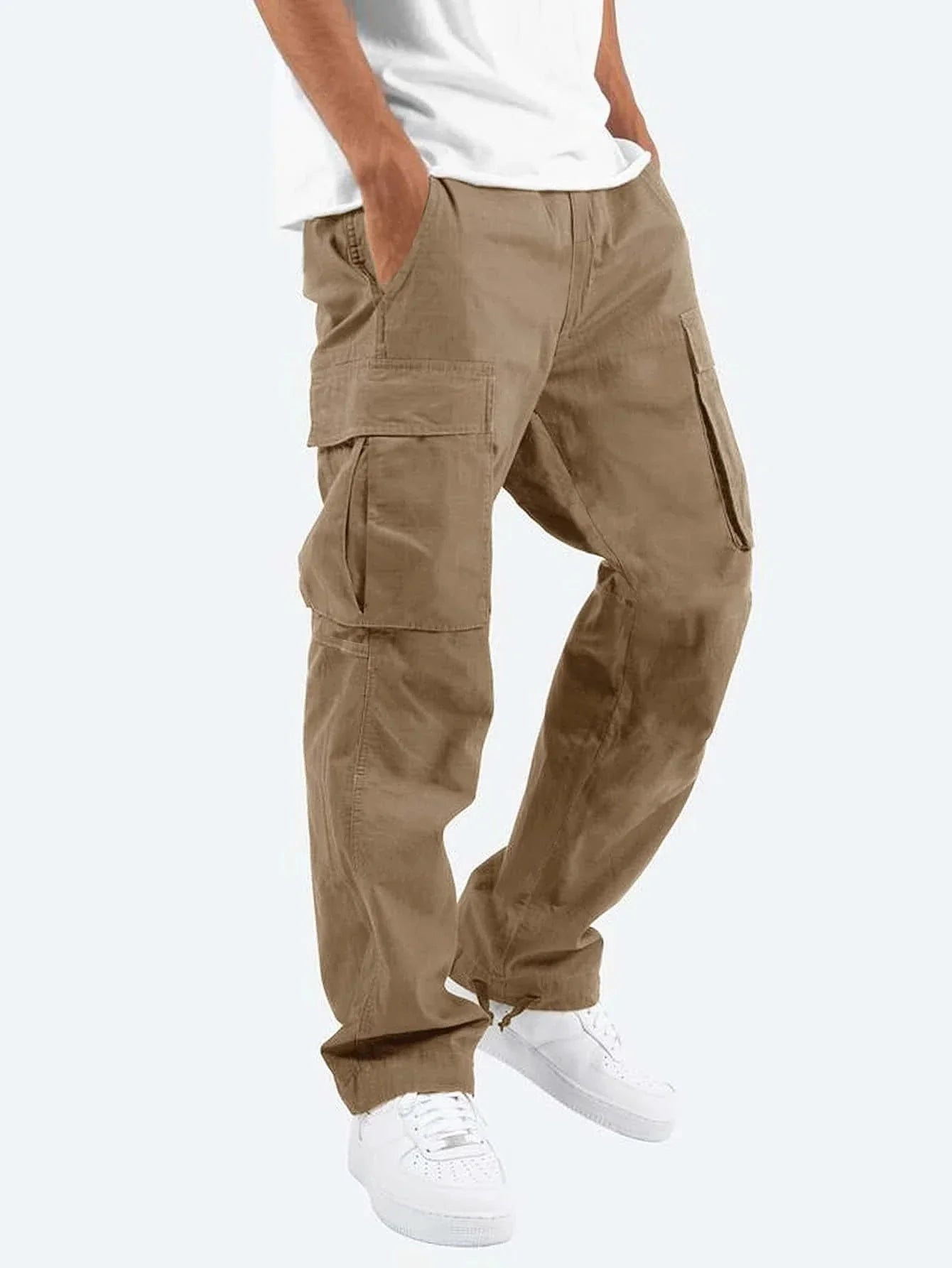 Comfortable Men's Casual Cargo Trousers