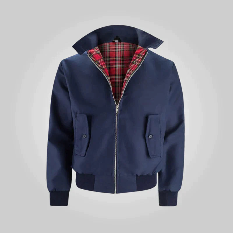 Stylish Vintage Look Bomber Jacket