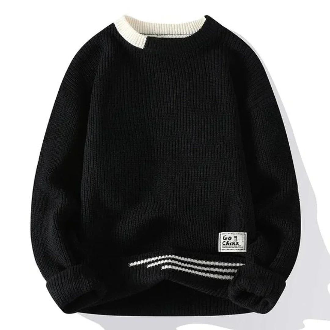 Men's Soft Knit Casual Sweater
