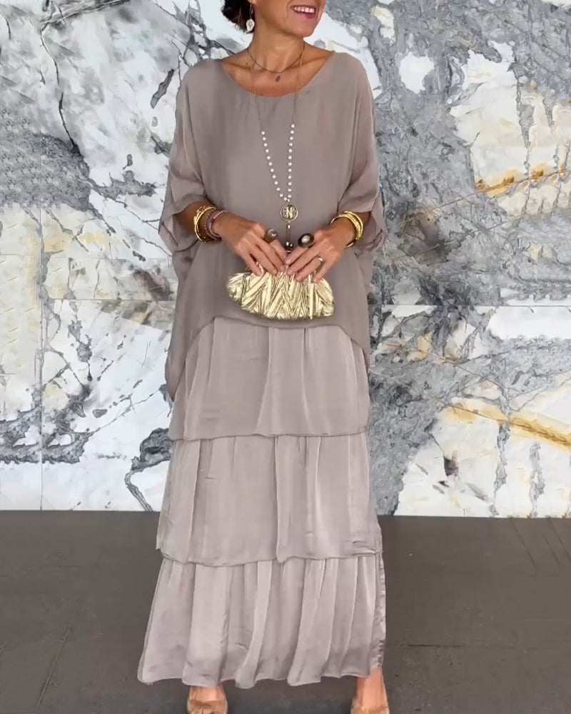 Artistic Dress Elegant Loose Fit