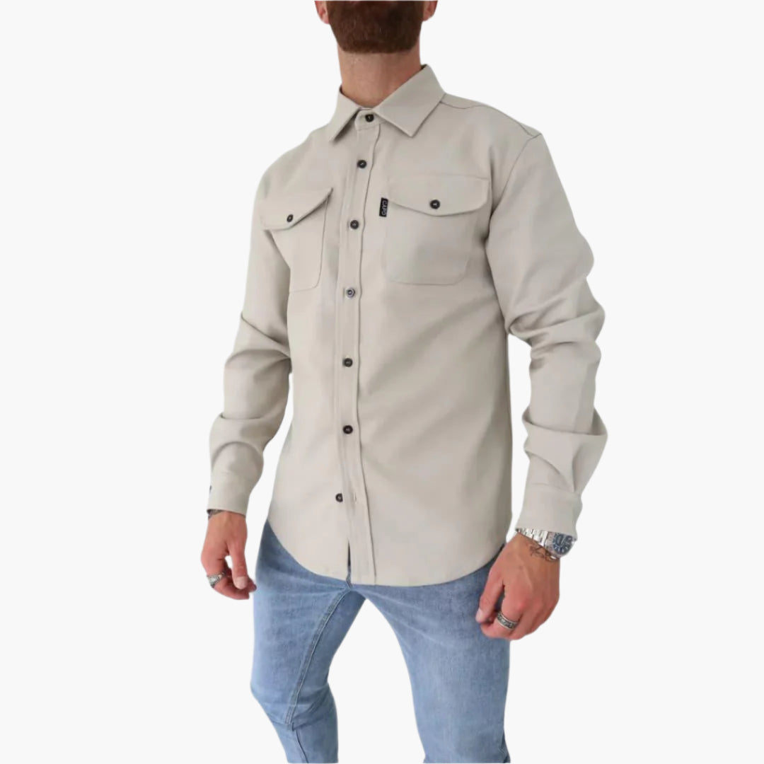Modern Overshirt Jacket - Versatile Shirt Jacket for Leisure and Work