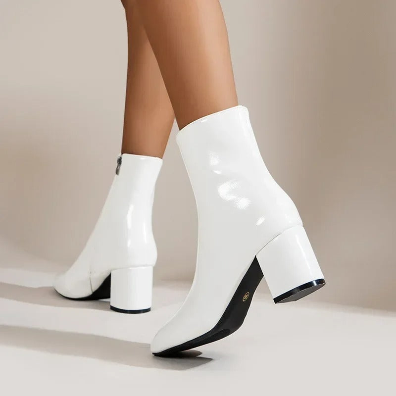 Bequeme Damen Stiefel Mit Absatz - IdealeKleiden