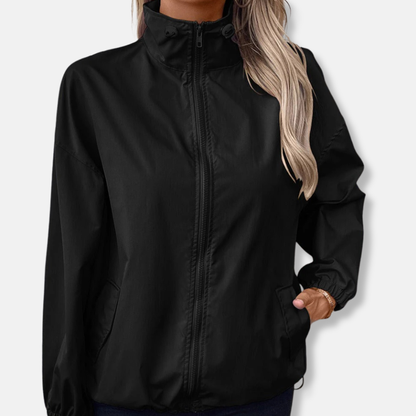 Water-Repellent Outdoor Jacket Loose Fit