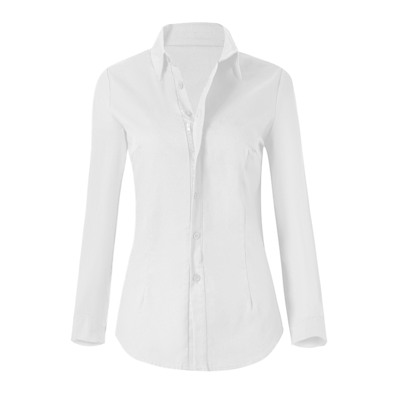 Elegant Women's Blouse Long-Sleeved Classic