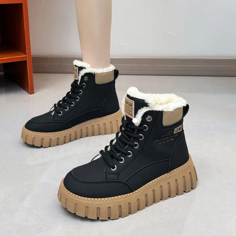 Women's Boots Warm Fleece Plus Size