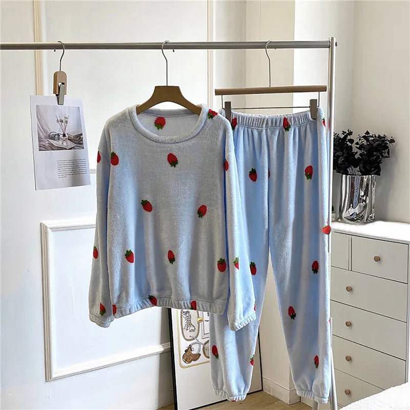 Soft Fleece Pajamas for Women - Warm & Comfortable