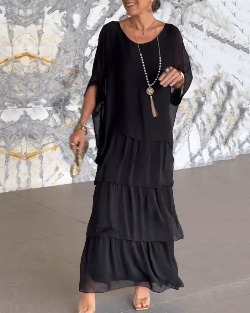 Artistic Dress Elegant Loose Fit