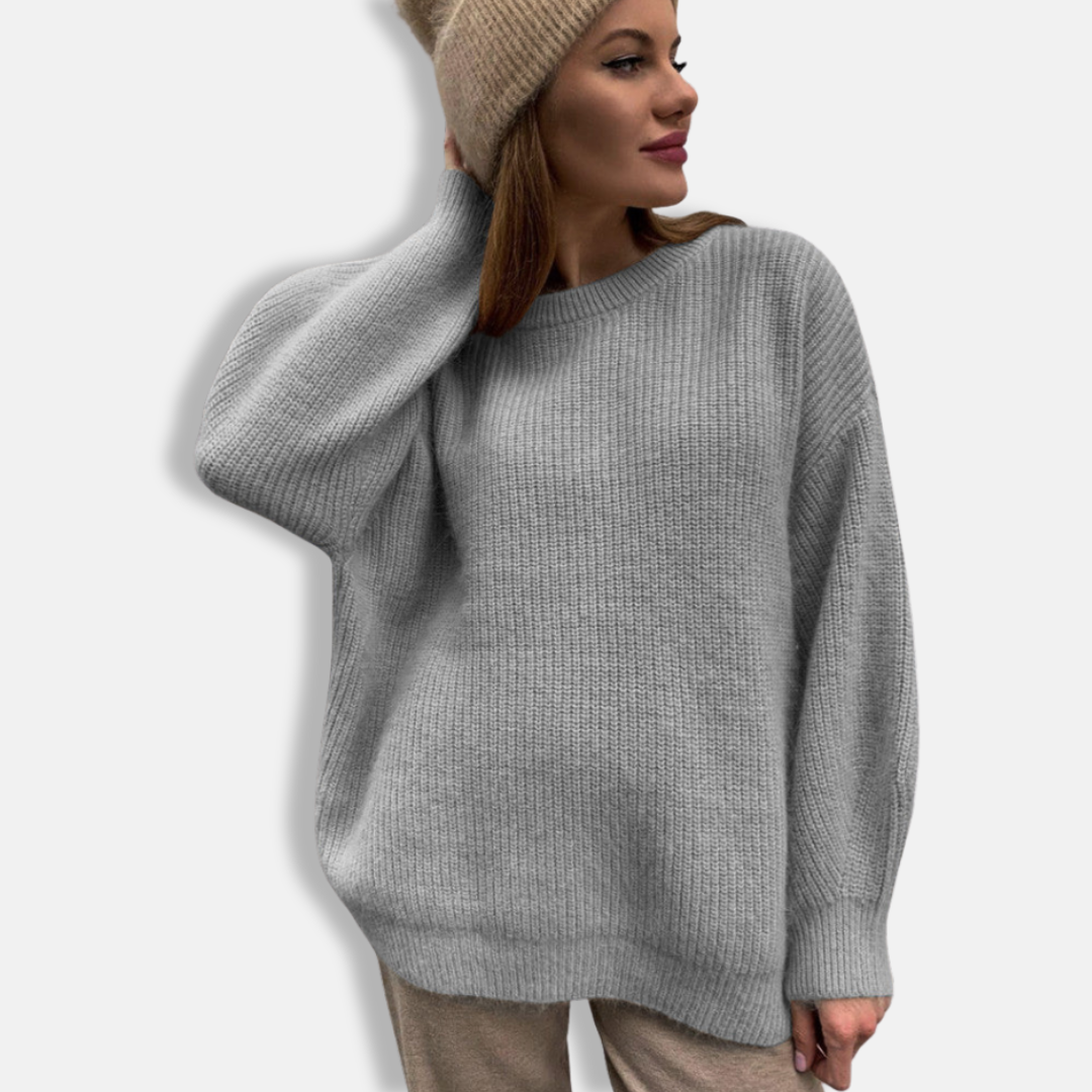 Soft Knit Plus Size Long Sleeve Dress