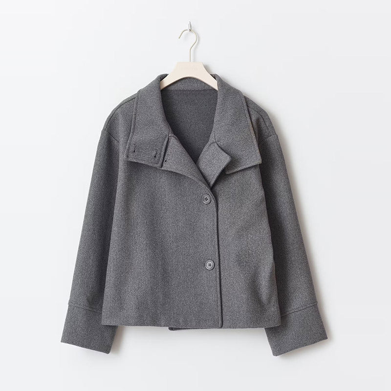 Women's Double-Breasted Winter Coat Elegant Design