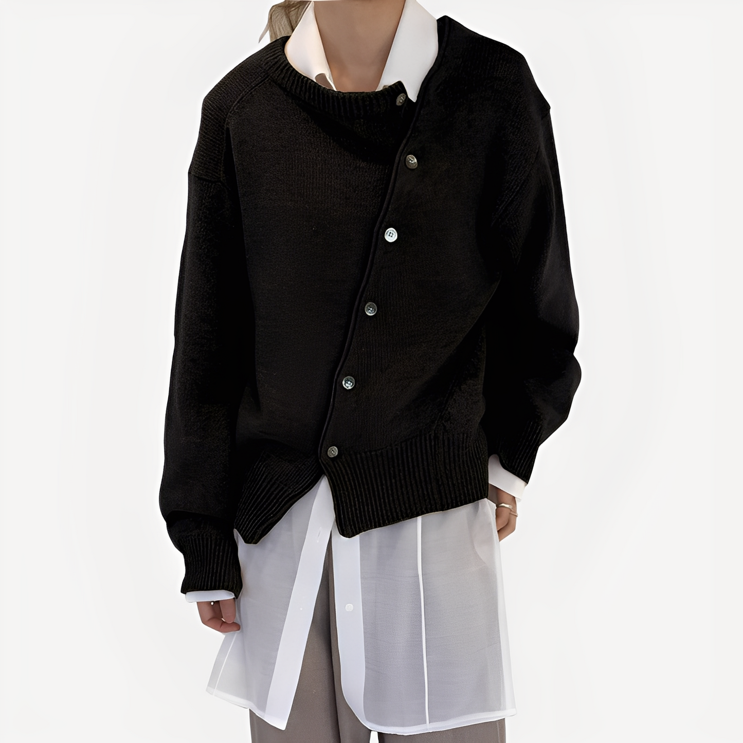 Stilvolle Überziehstrickjacke Damen Bequem