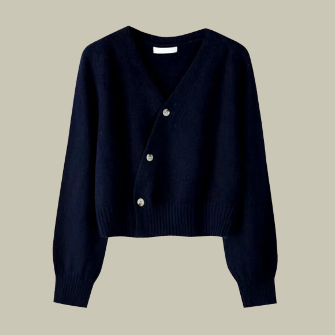 Women's Merino Wool Cardigan Soft V-Neck