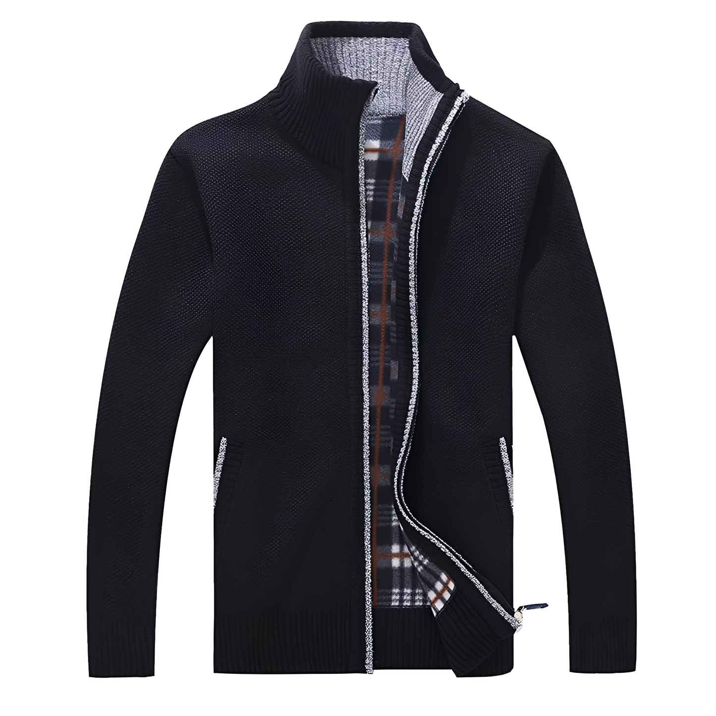 Stylish Men's Cardigan Soft Fleece