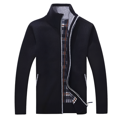 Stylish Men's Cardigan Soft Fleece