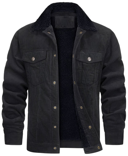 Men's Corduroy Jacket Comfortable Plush