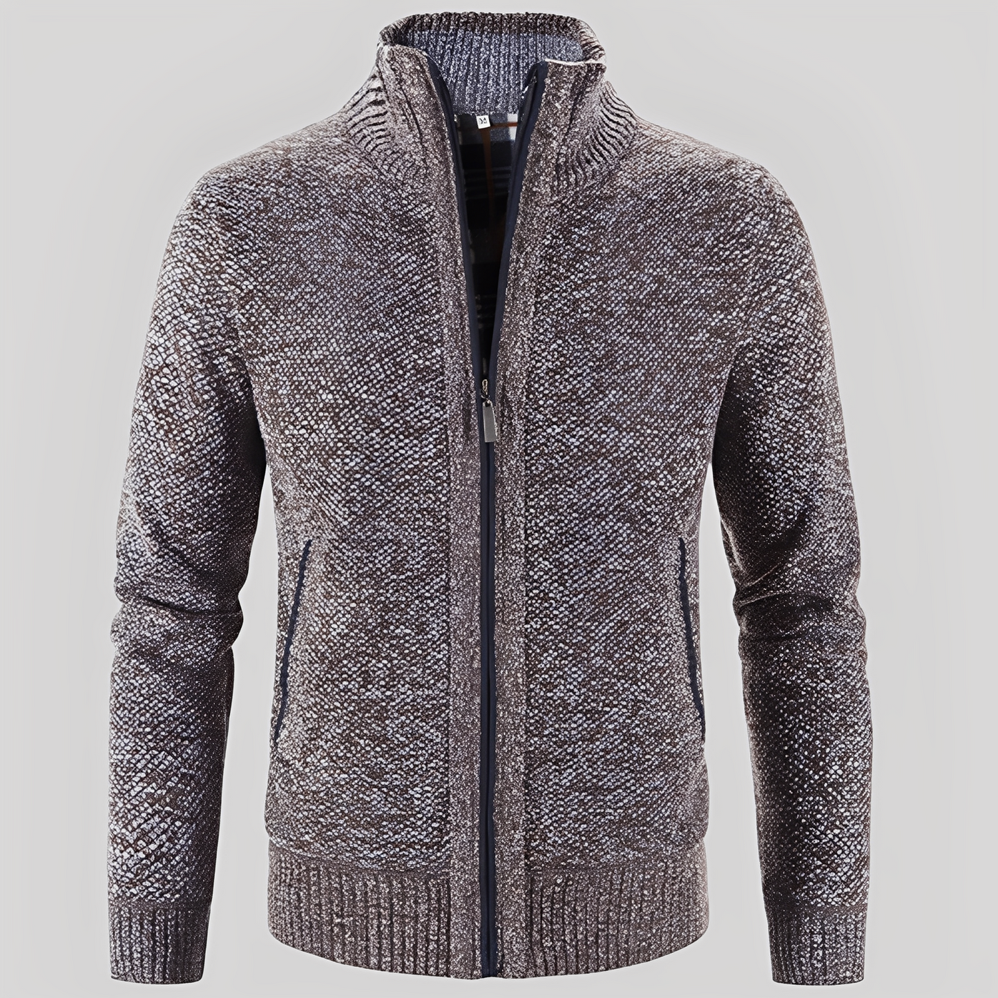 Practical Men's Zipper Cardigan