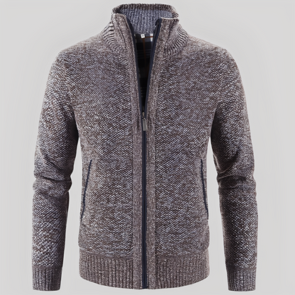 Practical Men's Zipper Cardigan