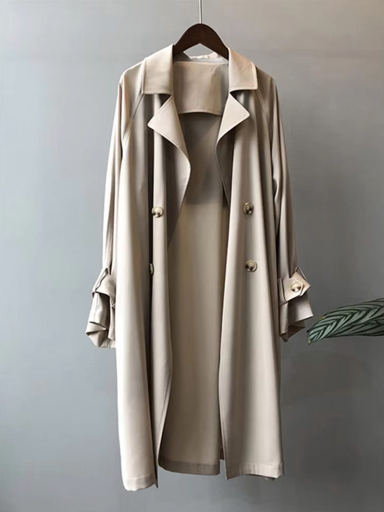 Women's Trench Coat Long Waterproof Stylish