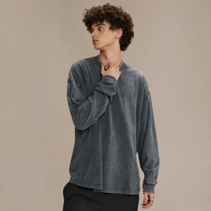 Classic crew neck shirt Elegant design