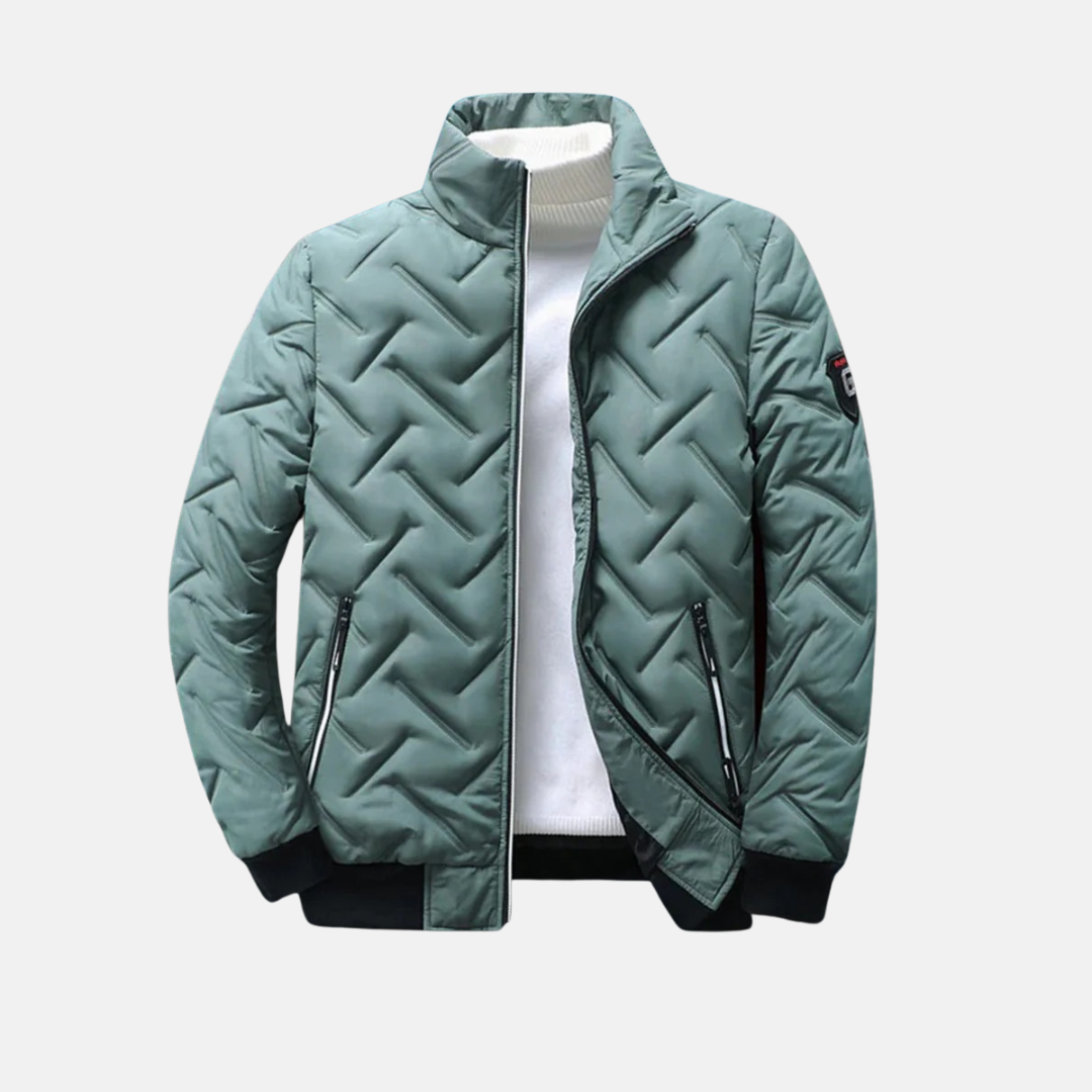 Warm Quilted Jacket High Collar Winter Coat