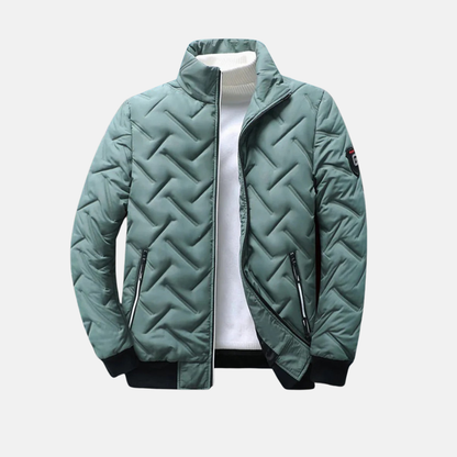 Warm Quilted Jacket High Collar Winter Coat