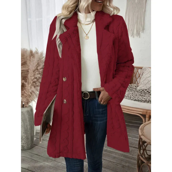 Women's Scarf Knitted Cardigan Elegance