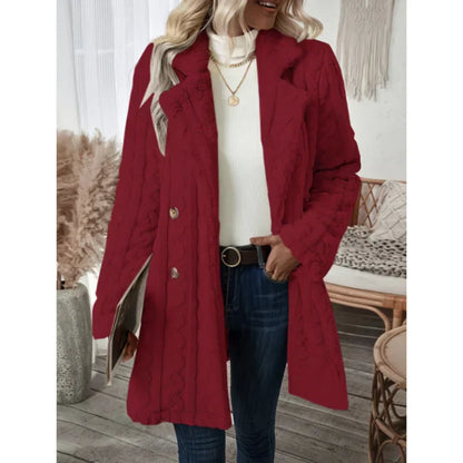 Women's Scarf Knitted Cardigan Elegance