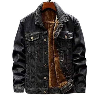 Men's Winter Jacket Denim Warm
