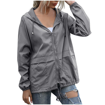 Waterproof Hooded Jacket Stylish Windproof