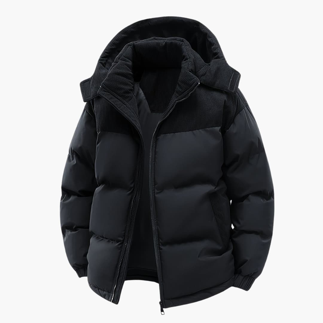 Stylish Hooded Jacket Modern Puffer Design