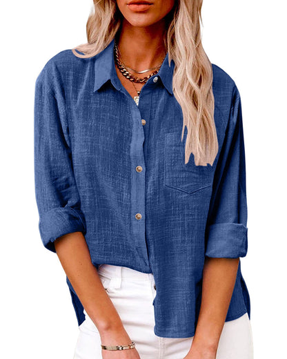 Practical shirt with chest pockets