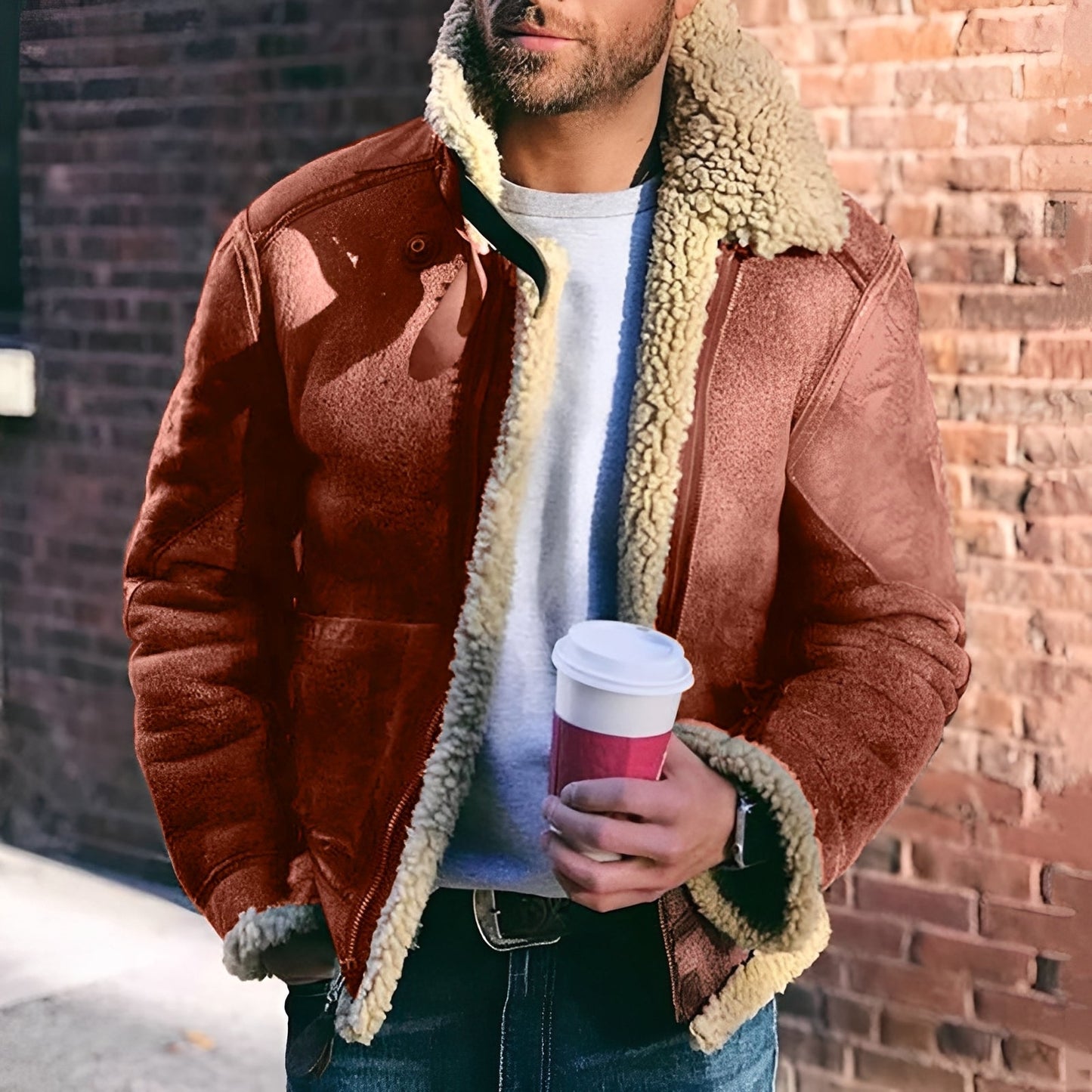 Men's Jacket Modern Wide Lapel