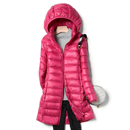 Stylish Women's Down Jacket Warm and Cuddly