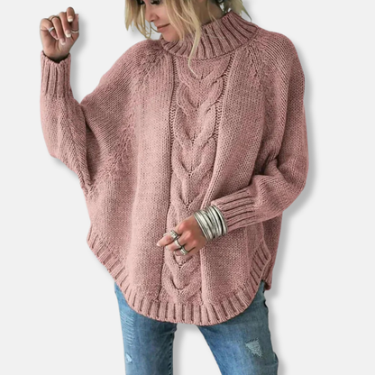Loose-fitting wool turtlenecks