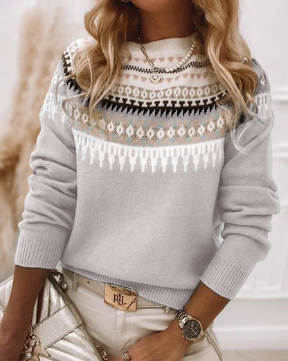 Women's Embroidered Boho Style Sweater