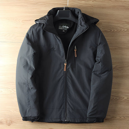 Men's Outdoor Jacket Warm Insulated Sporty
