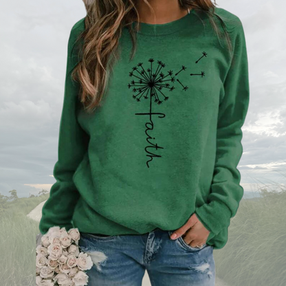Stylish Women's Sweater Faith Design
