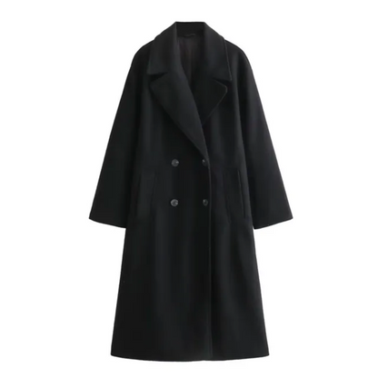 Elegant winter coat women's scarf