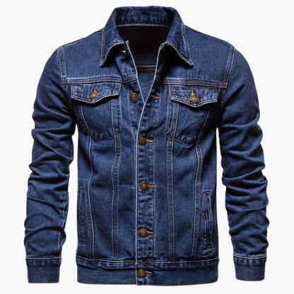 Stylish Men's Slim Fit Denim Jacket