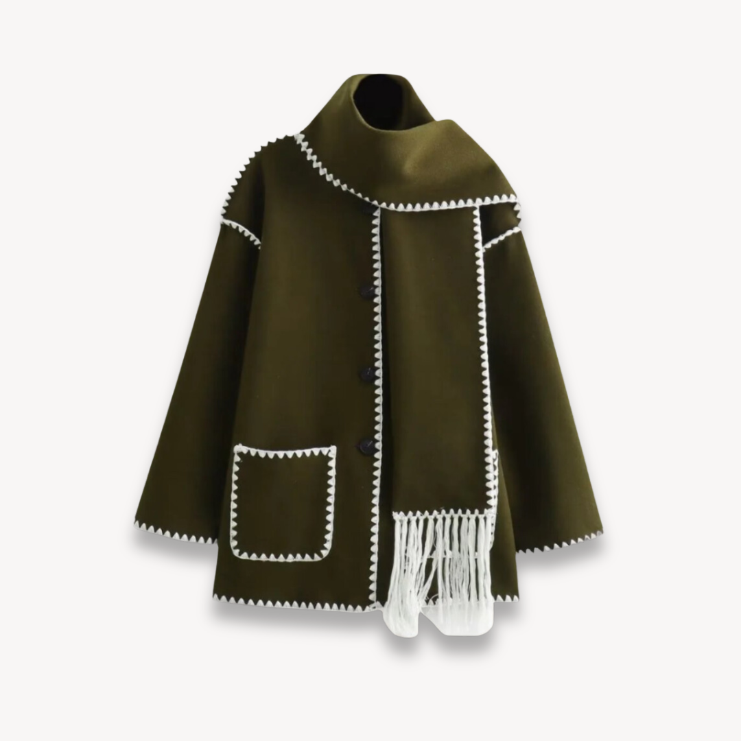 Women's Plus Size Cape Coat