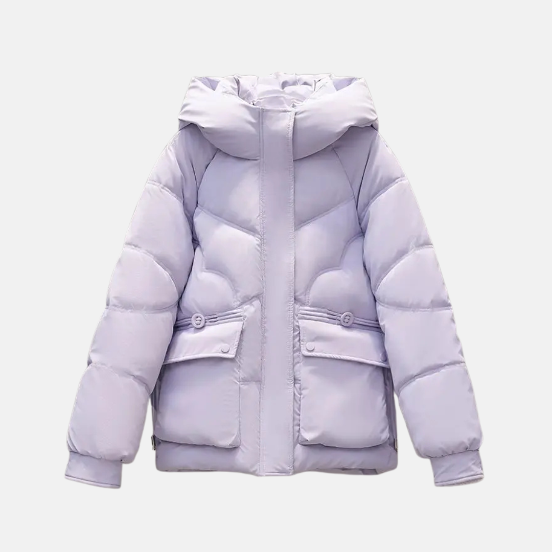 Women's Relaxed Fit Hooded Puffer Jacket