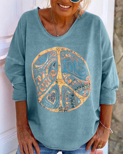 Stylish top with cool print