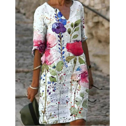 Women's Long Sleeve Dress Modern Pattern