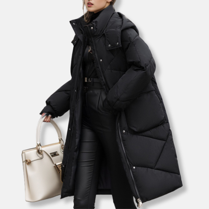 Quilted Coat Plus Size WinterWarm Hooded