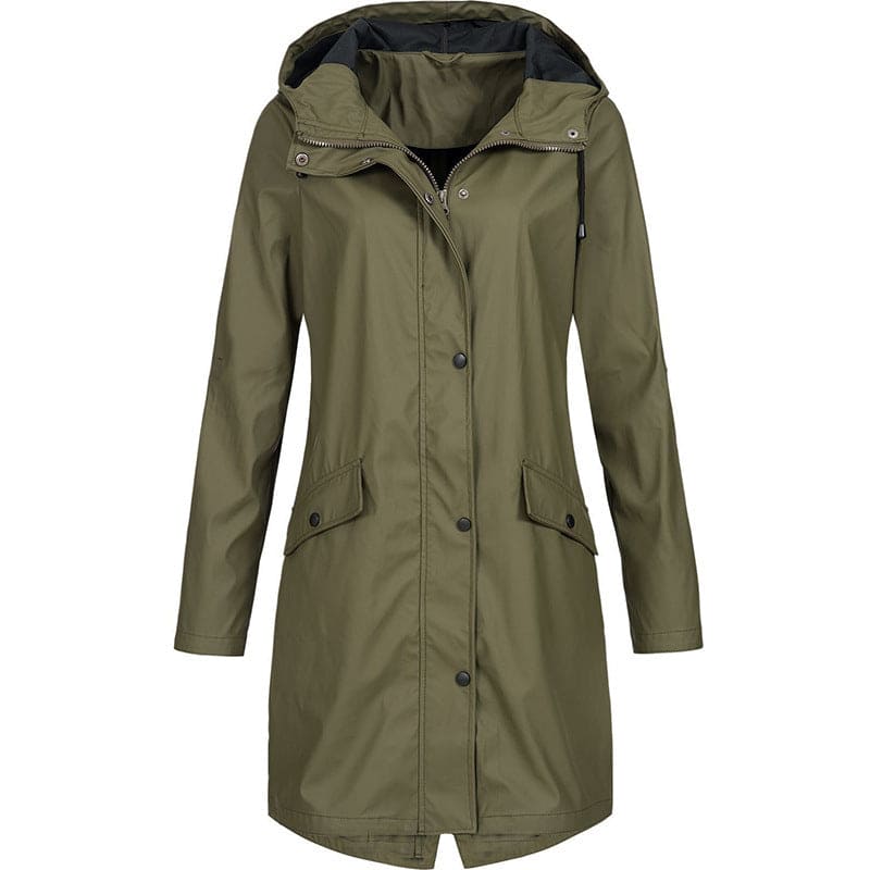 Women's Waterproof Hooded Rain Jacket