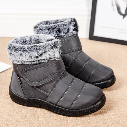 Women's Waterproof Rabbit Fur Boots