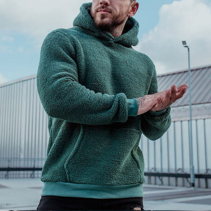 Weiche Plüsch-Hoodie für Frauen und Männer - IdealeKleiden