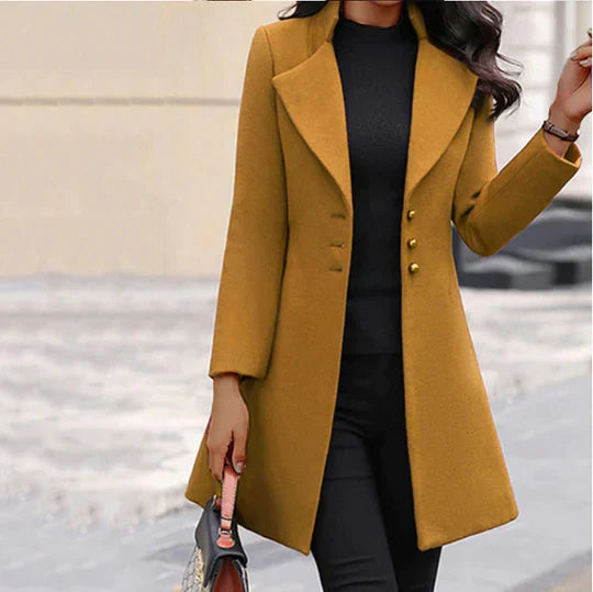 Italian Winter Coat Women Elegant